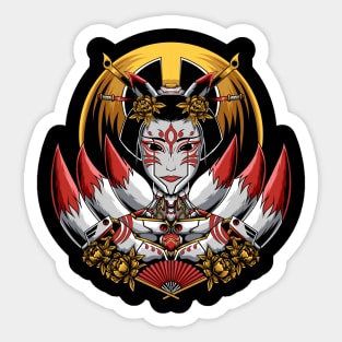 Kitsune Mecha Sticker